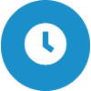 Timely response icon